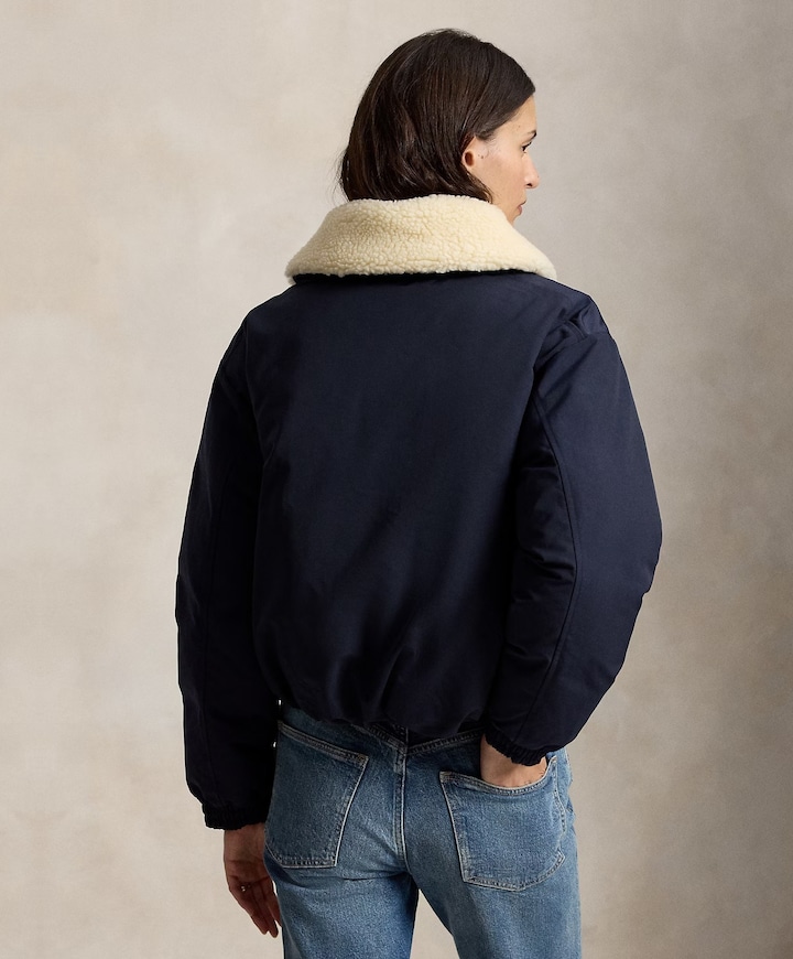 Dames jas blauw