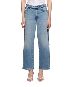 Stovepipe Straight Ankle Sapphire Dust dames jeans blauw