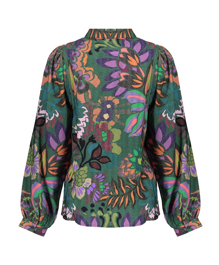 Dames blouse groen