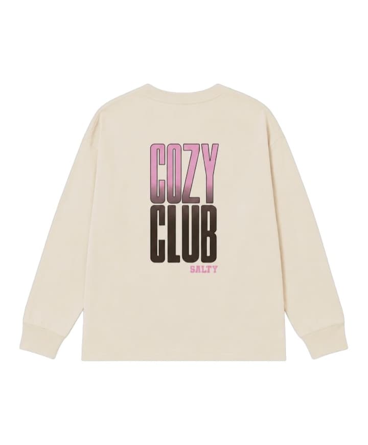 Uniseks longsleeve beige