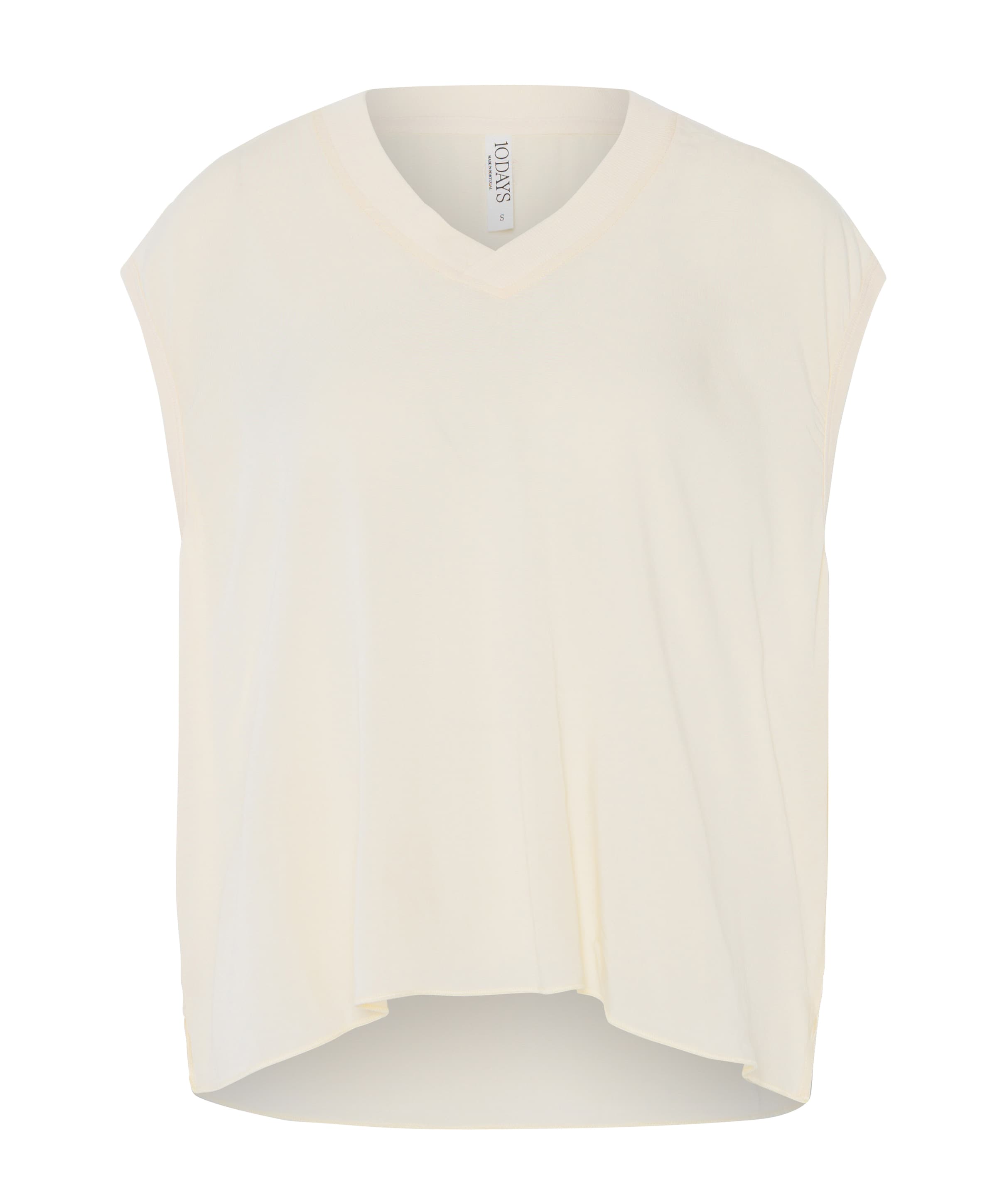 Dames top ecru