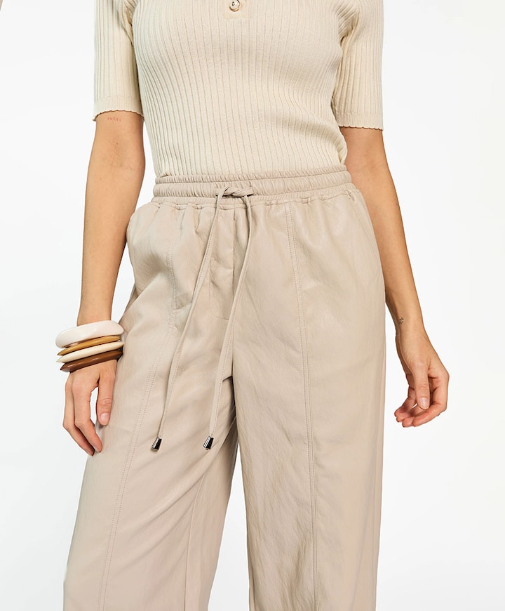 ESILA PU 689 dames broek ecru