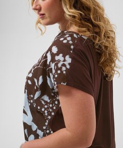 Dames blouse bruin