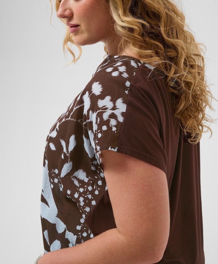 Dames blouse bruin