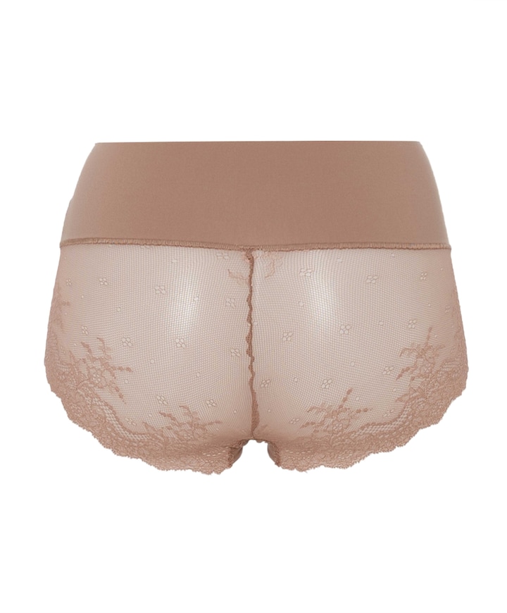 Dames shapewear slip bruin