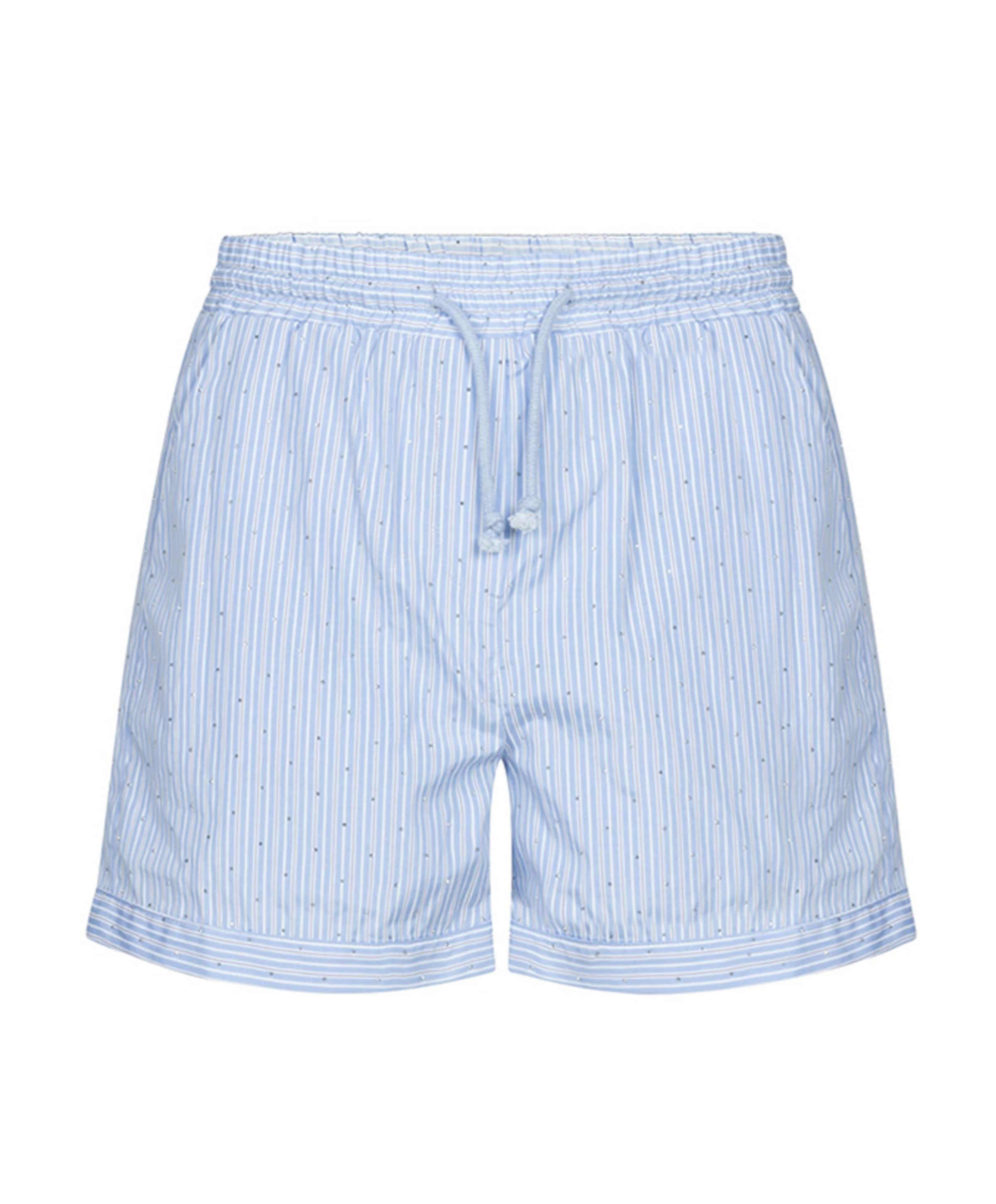 MERLINE POPLIN CO 541 G meisjes korte broek blauw