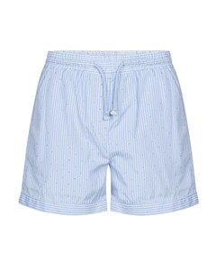 MERLINE POPLIN CO 541 G meisjes korte broek blauw