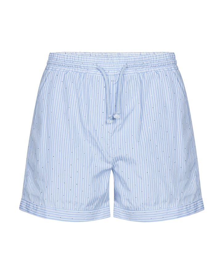 MERLINE POPLIN CO 541 G meisjes korte broek blauw