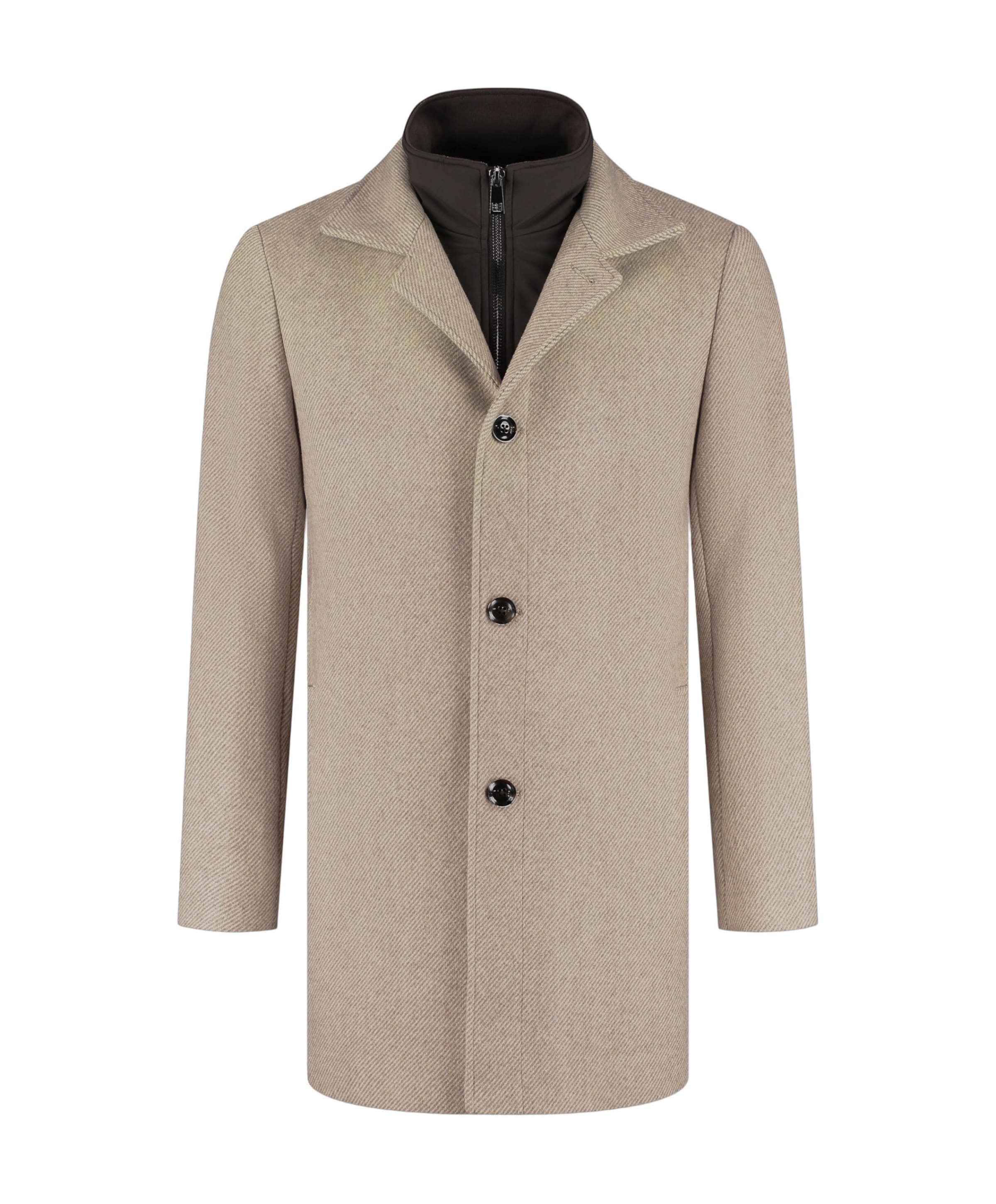 Heren jas beige