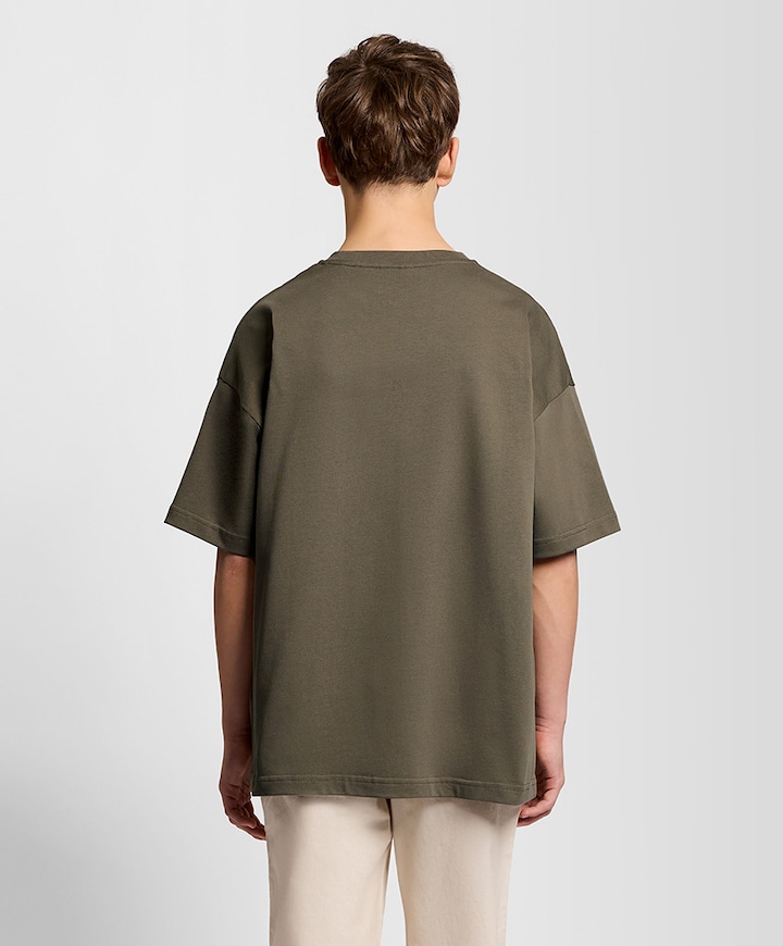 Jongens t-shirt bruin