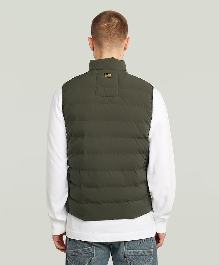Heren bodywarmer groen