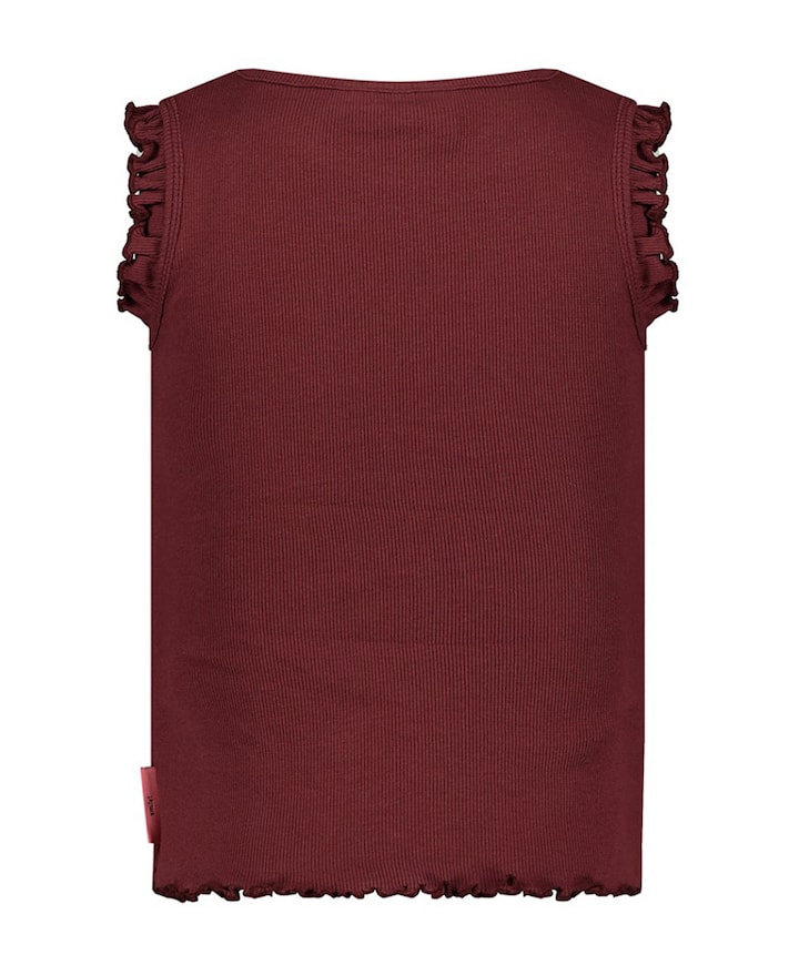 Meisjes top bordeaux