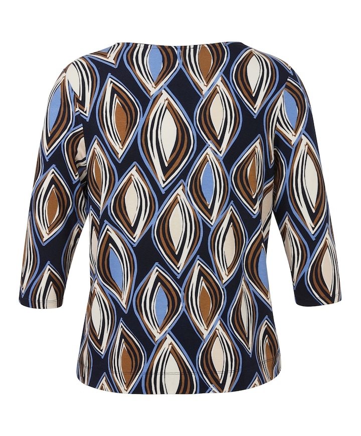 Dames longsleeve blauw