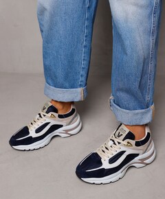 Vesper Macey dames sneakers blauw