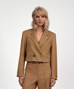 Dames blazer beige