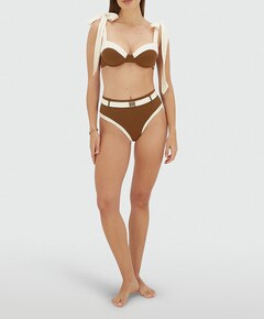 Dames bikinibroekje bruin