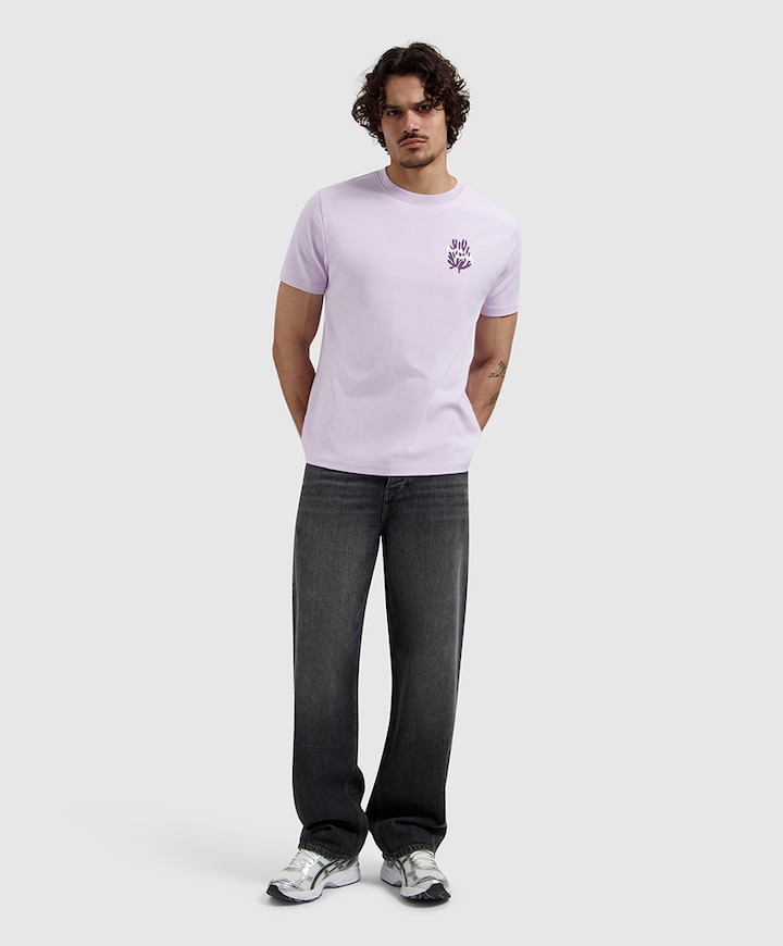 Heren T-shirt paars