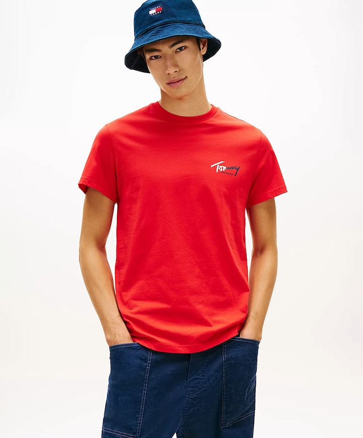 Heren T-shirt rood