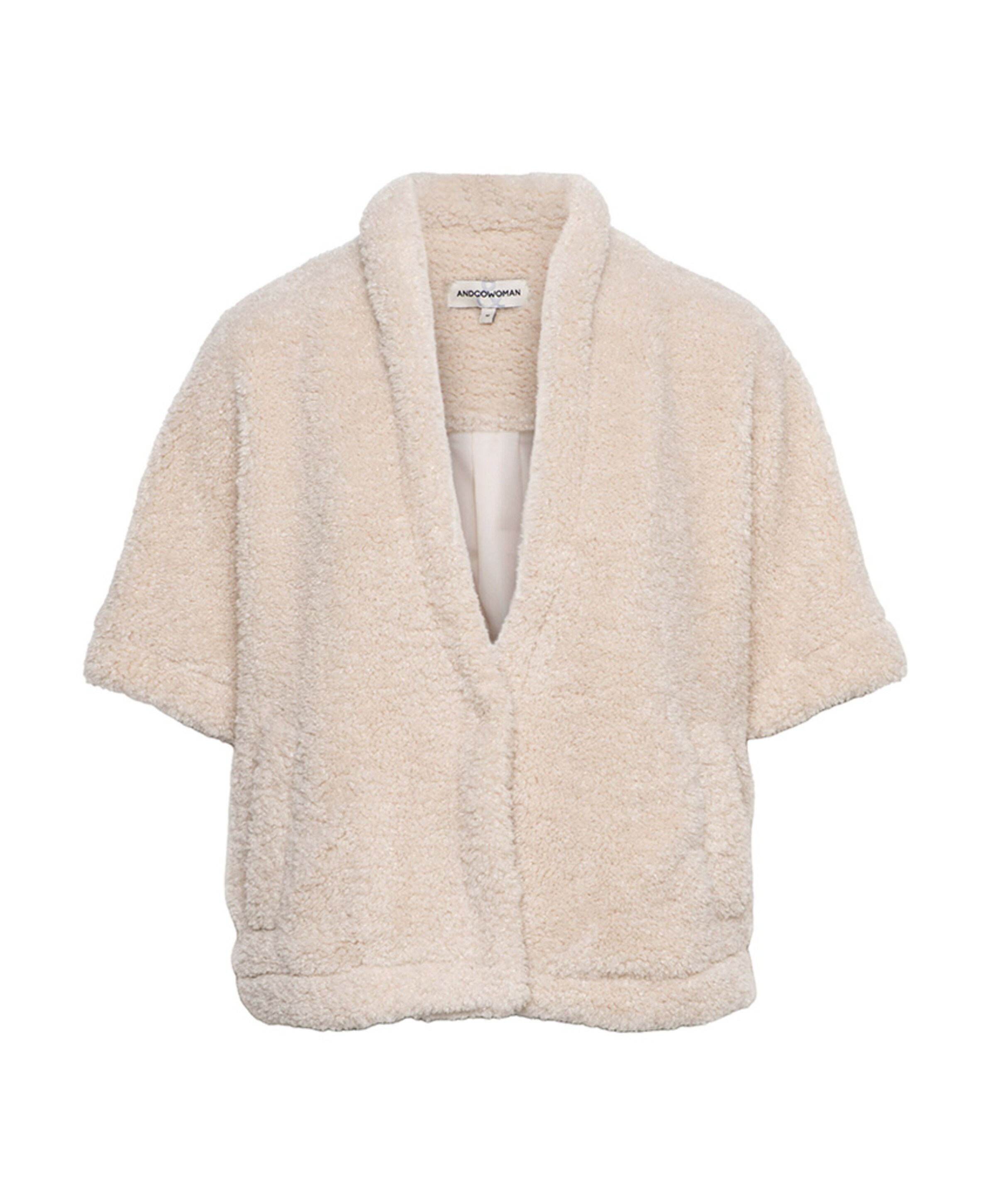 Dames gilet beige