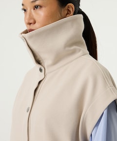 Dames gilet beige