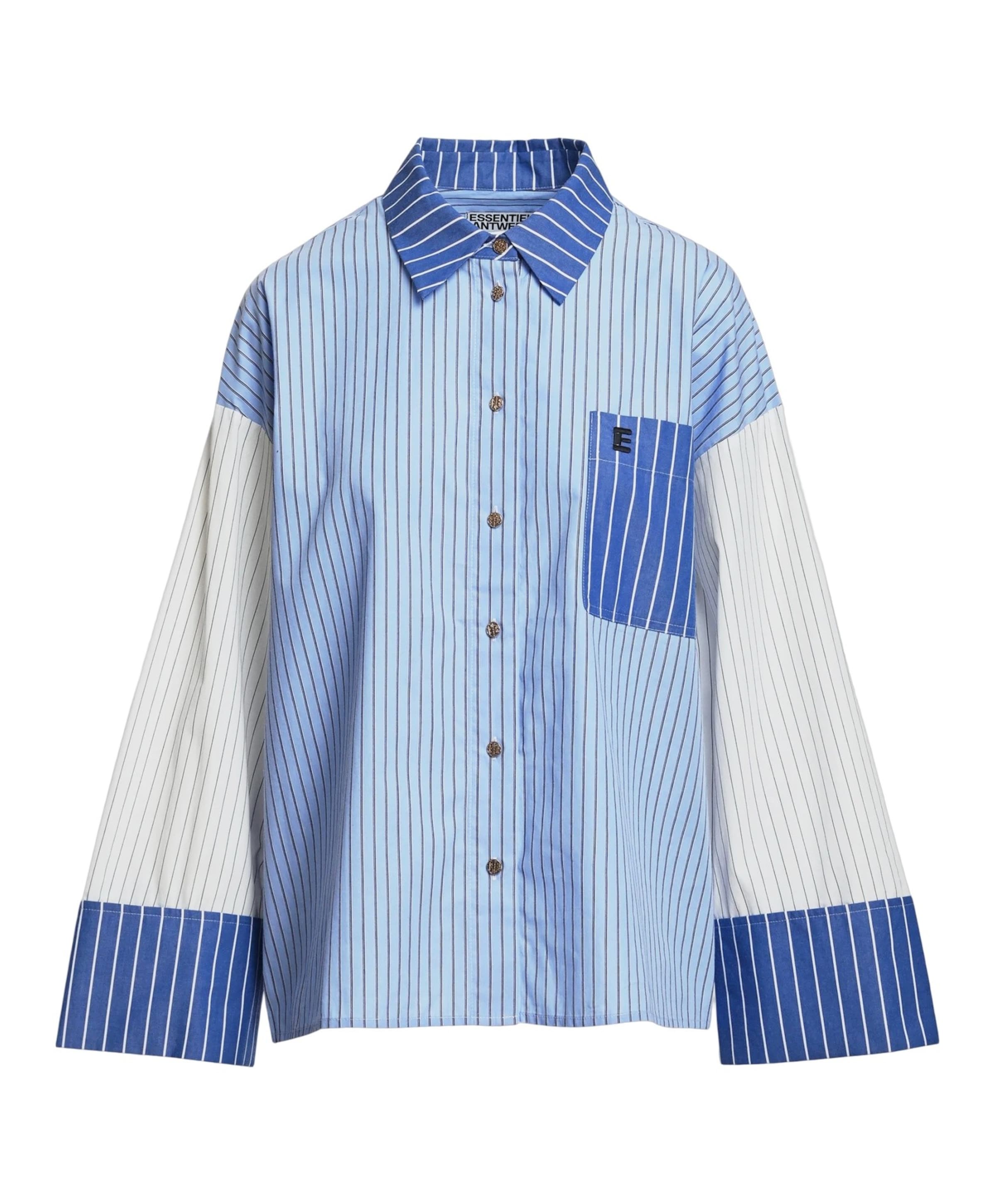 Dames blouse blauw