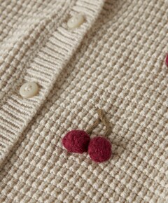 Meisjes vest beige