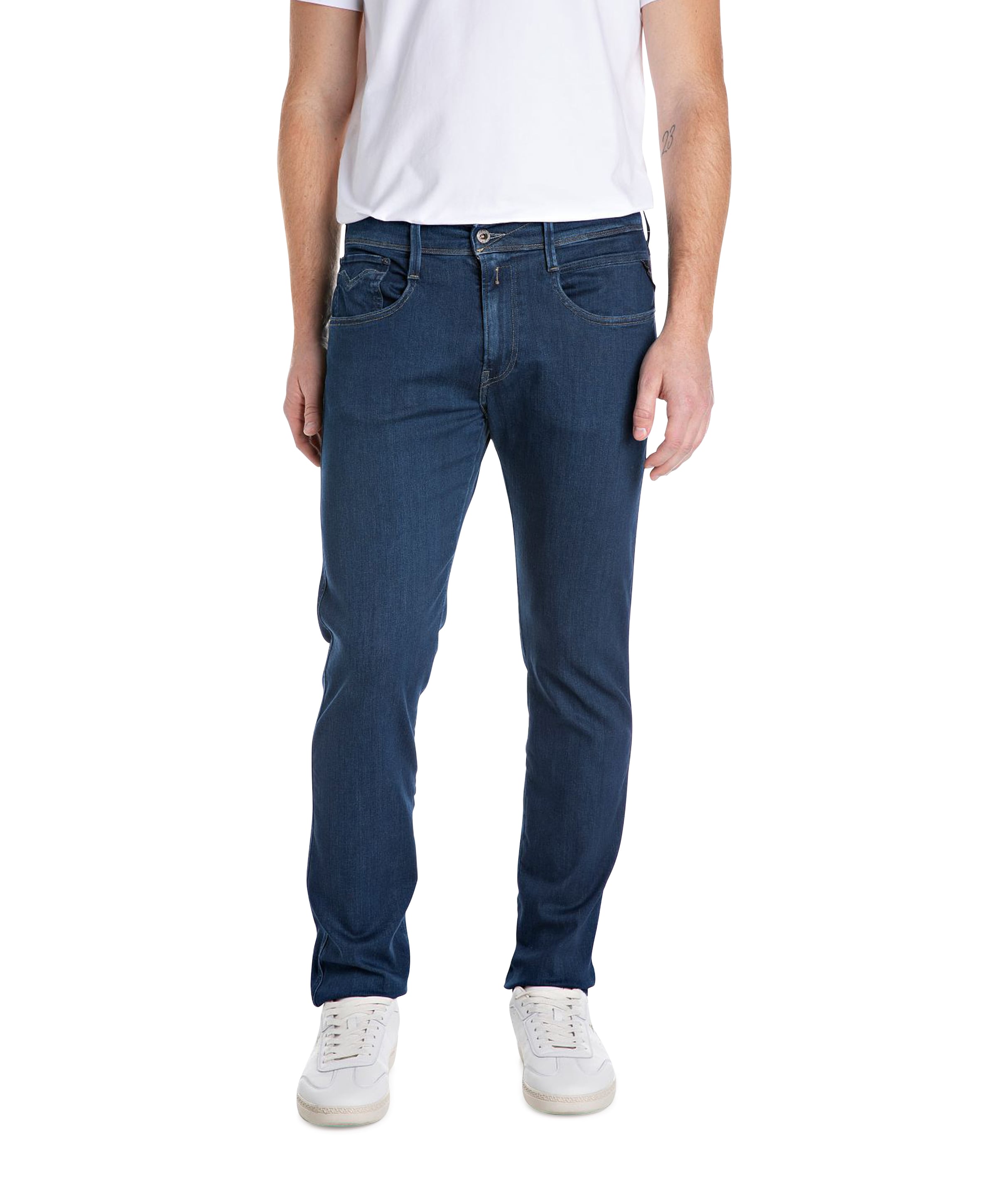 Anbass heren jeans blauw
