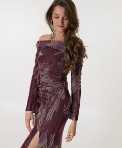 Jurk bordeaux