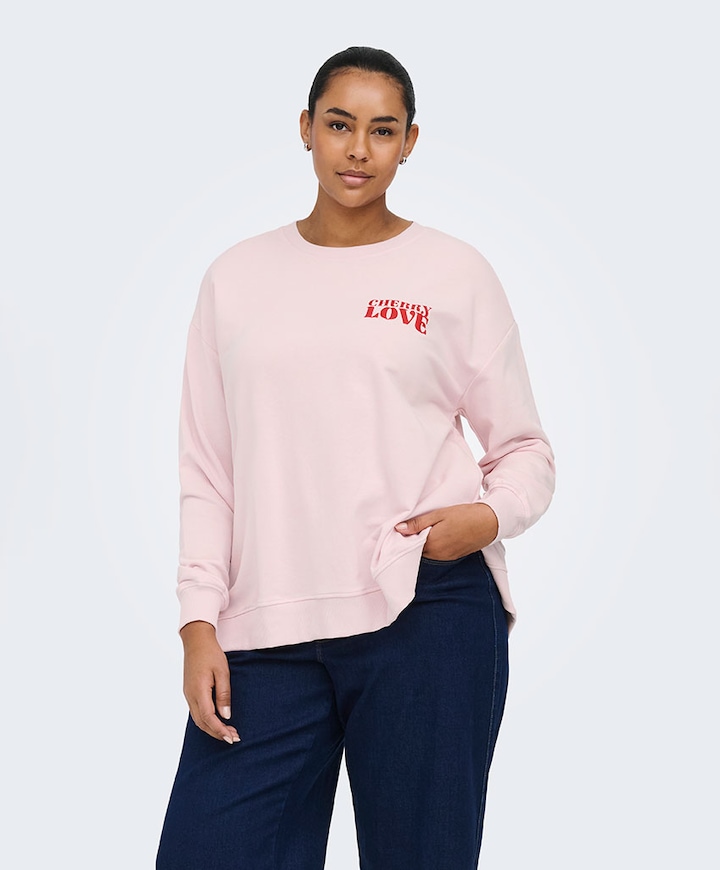 Dames sweater roze