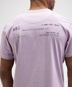 Heren T-shirt paars