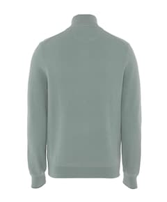 Heren trui met rits grijs