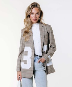 Dames blazer bruin