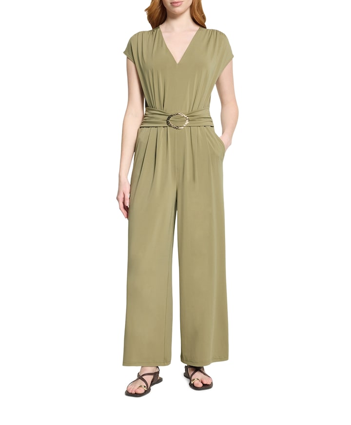 dames jumpsuit groen