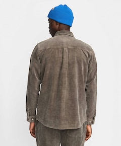 Heren overshirt bruin
