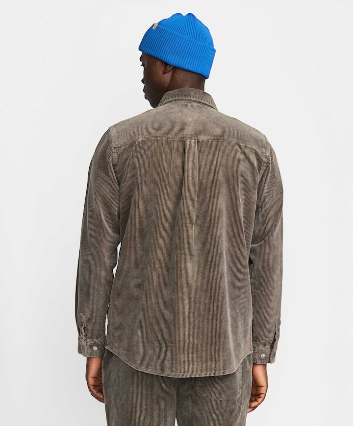 Heren overshirt bruin