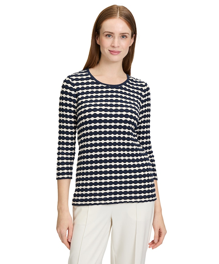 Dames longsleeve blauw