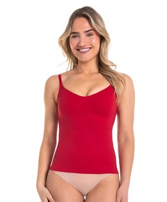 Dames shapewear top rood