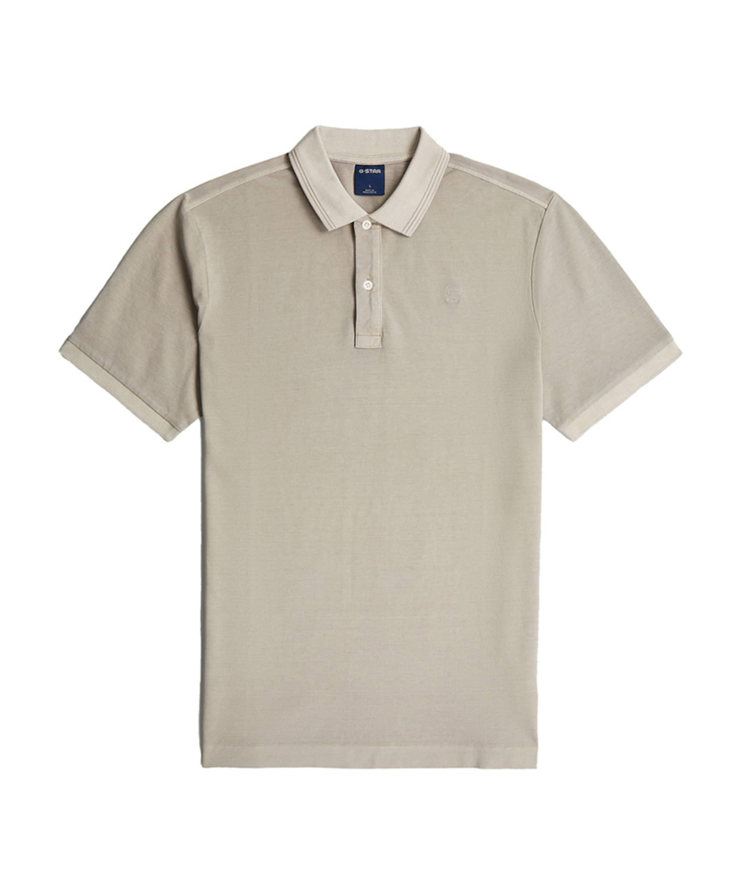 Heren polo beige