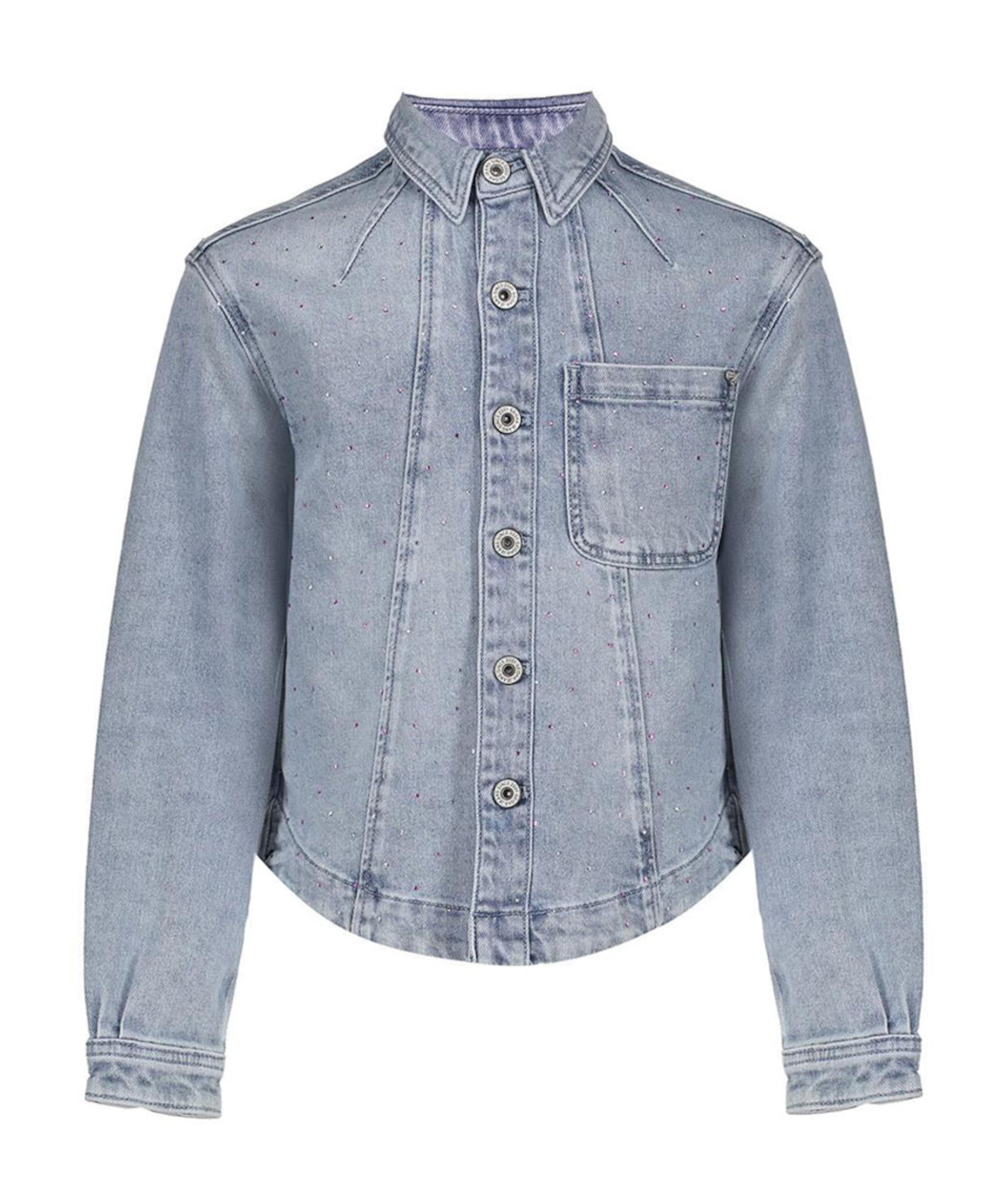 Meisjes spijkerjas blauw