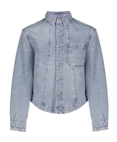 Meisjes spijkerjas blauw