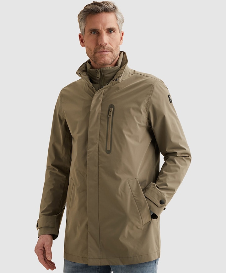 Heren jas beige