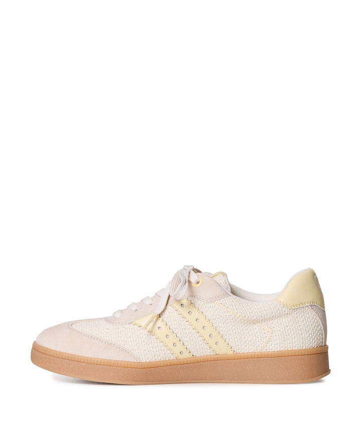Women Lace-up dames sneakers beige