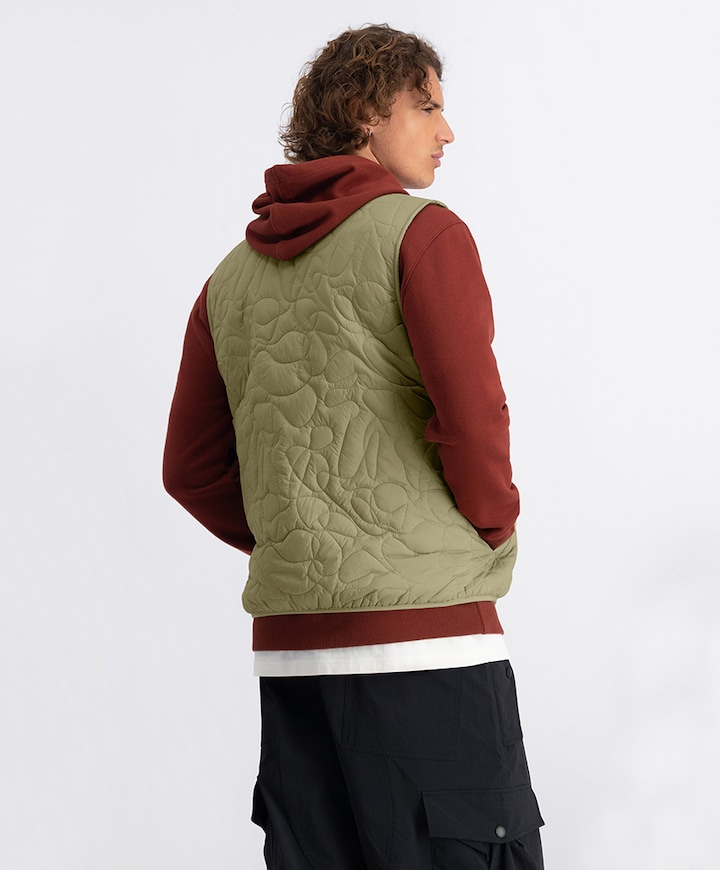 X POEDERBAAS bodywarmer khaki