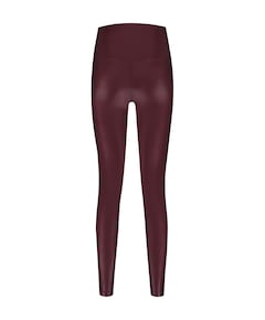 Shine Leggings High Waistband dames tights bordeaux