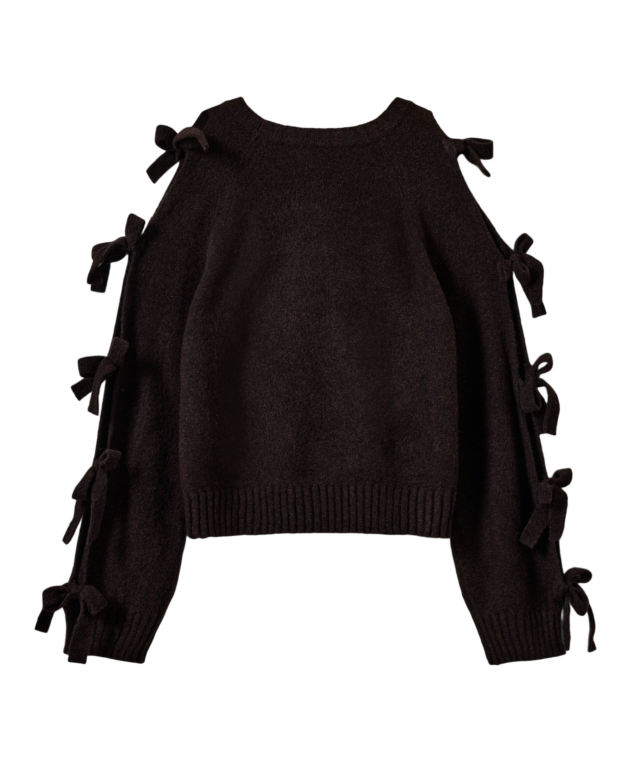 Meisjes blouse korte mouw bruin