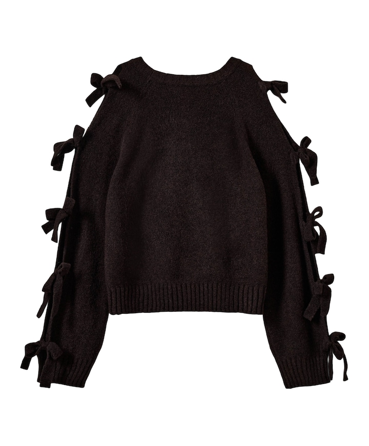 Meisjes blouse korte mouw bruin
