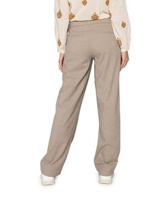 DENA 438 DARK SAND MELANGE dames broek beige