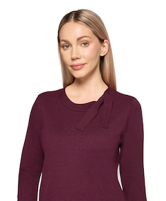 Dames jurk bordeaux