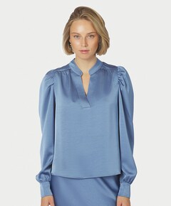 Dames blouse blauw