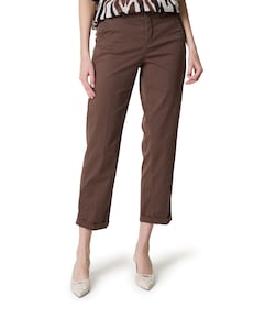 CHINO dames broek bruin